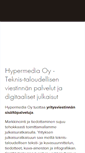 Mobile Screenshot of hypermedia.fi